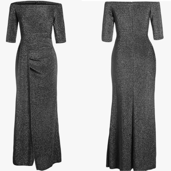 Gray maxi Occassion Dress - Picture 15 of 15